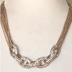 Diamond-Like Infinity Gold Necklace